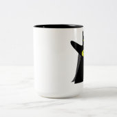 Batmeeple Tasse Tweekleurige Koffiemok (Center)