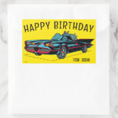 Batmobile | Gefeliciteerd Rechthoekige Sticker (Tas)