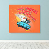 Batmobile grafische canvas afdruk (Insitu (Houten vloer))