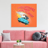 Batmobile grafische canvas afdruk (Insitu (Woonkamer))