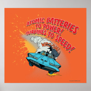 Batmobile grafische poster