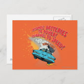 Batmobile Graphic Briefkaart (Voorkant / Achterkant)