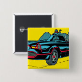 Batmobile Vierkante Button 5,1 Cm (Voorkant /achterkant)