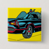Batmobile Vierkante Button 5,1 Cm (Voorkant)
