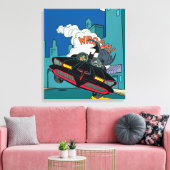 Batmobile Wroom. Canvas Afdruk (Insitu (Woonkamer))