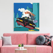 Batmobile Wroom. Canvas Afdruk (Insitu (Woonkamer))