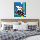 Batmobile Wroom. Canvas Afdruk (Insitu (Slaapkamer))