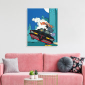 Batmobile Wroom. Canvas Afdruk (Insitu (Woonkamer))