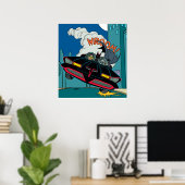 Batmobile Wroom. Poster (Thuiskantoor)
