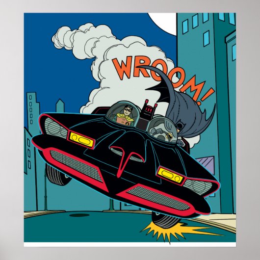 Batmobile Wroom. Poster (Voorkant)