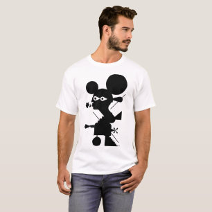 Batmouse1 Zwart - Awahab Officiële Artiest Merch T-shirt