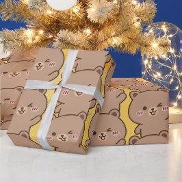 "Bato Bato" Honey Bear Cadeaupapier