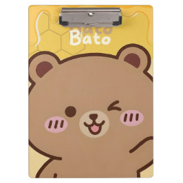"Bato Bato" Honey Bear Spiral Klembord