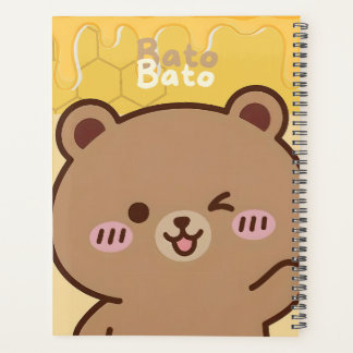 "Bato Bato" Honey Bear Spiral  Planner