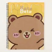 "Bato Bato" Honey Bear Spiral Planner (Voorkant)