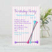 Baton Birthday Kaart (Staand voorkant)