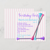 Baton Birthday Kaart (Voorkant / Achterkant)