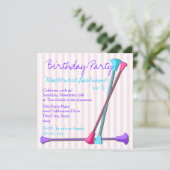 Baton Birthday Kaart (Staand voorkant)