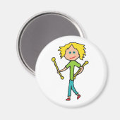 Baton Draaien Magneet (Voorkant / Achterkant)