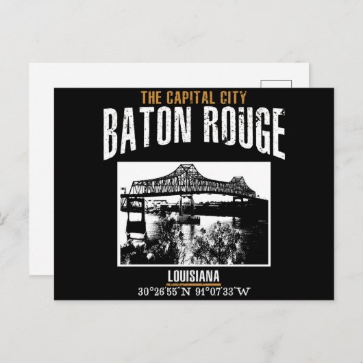 Baton Rouge Briefkaart (Voorkant / Achterkant)