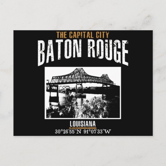 Baton Rouge Briefkaart (Voorkant)