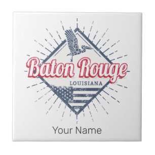 Baton Rouge City Louisiana Verenigde Staten Tegeltje