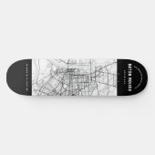 Baton Rouge City Map Skateboard (Horizontaal)