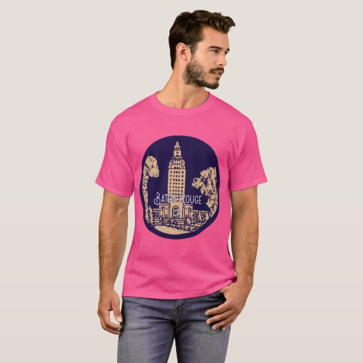 Baton Rouge  Decal T-shirt (Voorkant volledig)