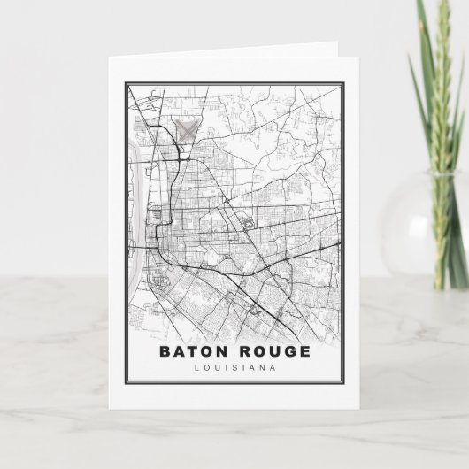 Baton Rouge Kaart (Voorkant)