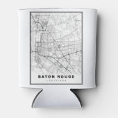 Baton Rouge Kaart Blikjeskoeler (Voorkant)