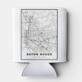 Baton Rouge Kaart Blikjeskoeler (Achterkant)