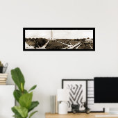 Baton Rouge LA Capitol Foto 1935 Poster (Thuiskantoor)