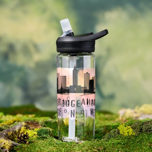 Baton Rouge LA City Skyline Waterfles (Buiten)