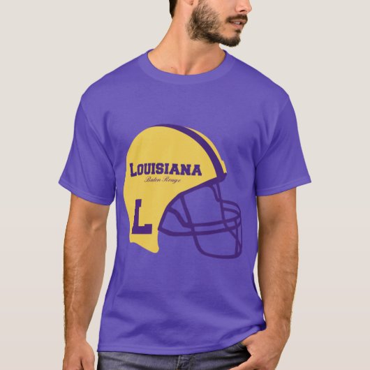 Baton Rouge LA Helmet Oversized T-shirt (Voorkant)