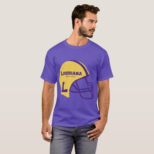 Baton Rouge LA Helmet Oversized T-shirt (Voorkant volledig)
