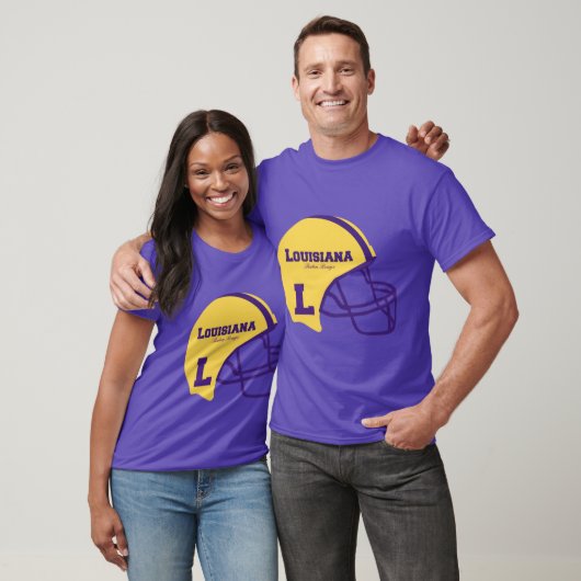 Baton Rouge LA Helmet Oversized T-shirt (Unisex)