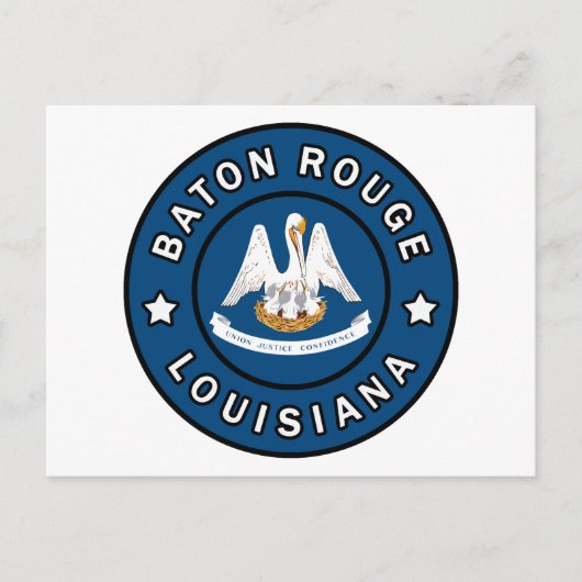 Baton Rouge Louisiana Briefkaart (Voorkant)