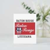 Baton Rouge Louisiana Briefkaart (Staand voorkant)