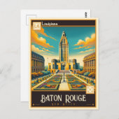Baton Rouge, Louisiana |  Briefkaart (Voorkant / Achterkant)