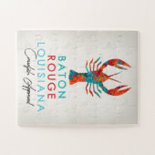 Baton Rouge Louisiana Crawfish Bright Legpuzzel (Horizontaal)