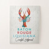 Baton Rouge Louisiana Crawfish Bright Legpuzzel (Verticaal)