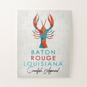 Baton Rouge Louisiana Crawfish Bright Legpuzzel