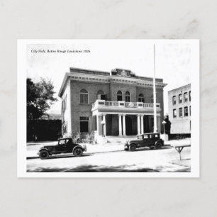 Baton Rouge Louisiana Historische Stadhuis Vintage Briefkaart