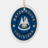 Baton Rouge Louisiana Keramisch Ornament (Rechts)