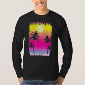 Baton Rouge Louisiana La Summer Sunset T-shirt (Voorkant)