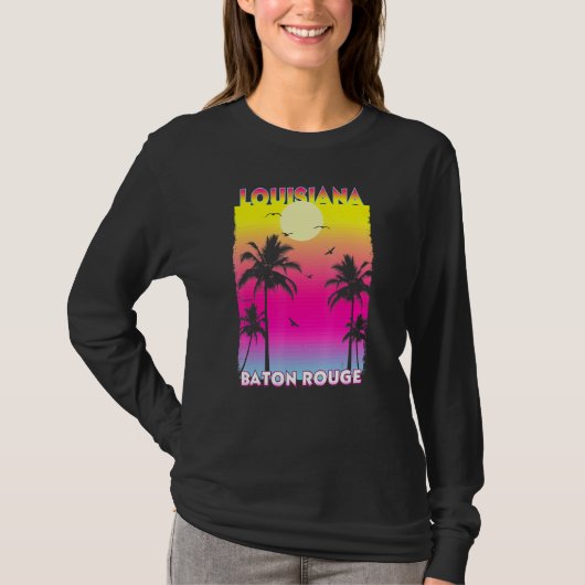 Baton Rouge Louisiana La Summer  Sunset T-shirt (Voorkant)
