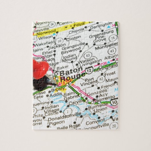 Baton Rouge, Louisiana Legpuzzel (Verticaal)