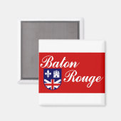 Baton Rouge Louisiana Magneet (Voorkant / Achterkant)