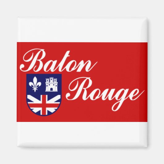 Baton Rouge Louisiana Magneet (Voorkant)