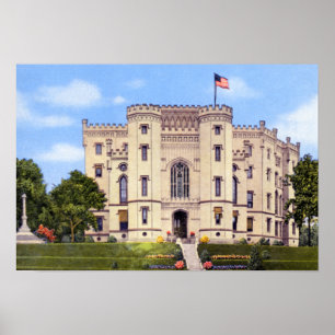 Baton Rouge Louisiana Old State Capitol Poster